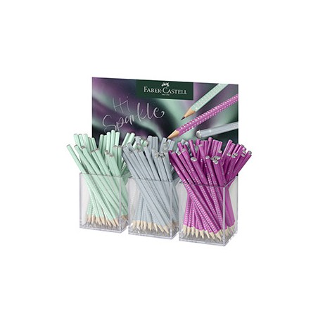 Expo 144pz matite grafite Sparkle Aurora colori assortiti Faber-Castell