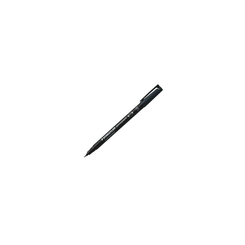 PENNARELLO LUMOCOLOR PERMANENT 313 SF 0.4MM NERO - Conf da 10 pz.