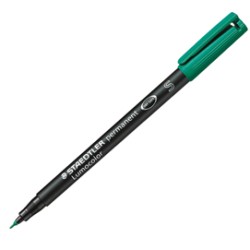 PENNARELLO LUMOCOLOR PERMANENT 313 SF 0.4MM VERDE - Conf da 10 pz.