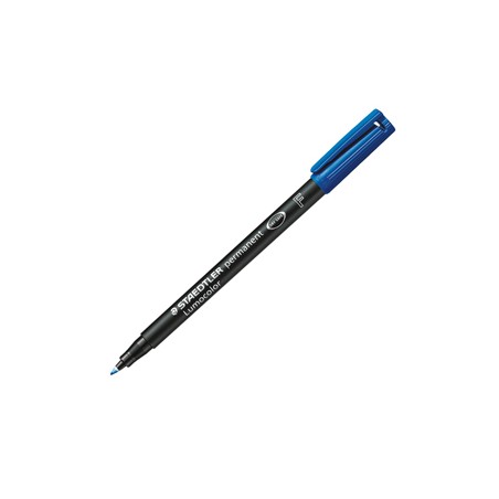 PENNARELLO LUMOCOLOR PERMANENT 318 F 0.6 BLU - Conf da 10 pz.