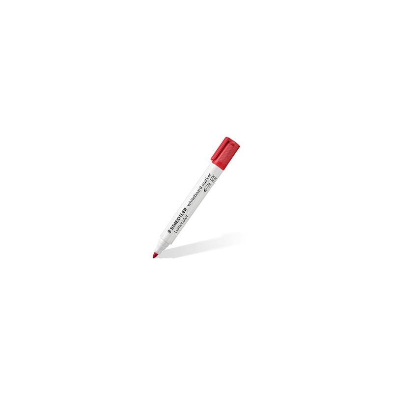 PENNARELLO LUMOCOLOR 351 ROSSO P.TONDA PER LAVAGNE CANCELLABILI