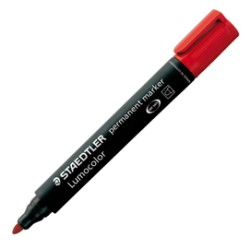 MARCATORE LUMOCOLOR PERMANENT 352 ROSSO P.TONDA STAEDTLER - Conf da 10 pz.