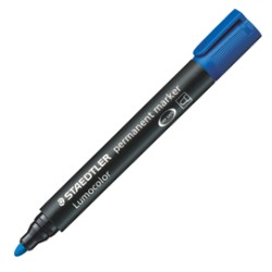 MARCATORE LUMOCOLOR PERMANENT 352 BLU P.TONDA STAEDTLER - Conf da 10 pz.