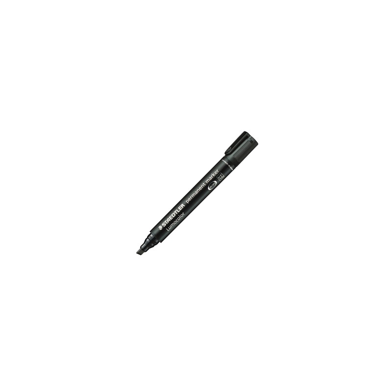 MARCATORE LUMOCOLOR PERMANENT 350 NERO P.SCALPELLO STAEDTLER - Conf da 10 pz.