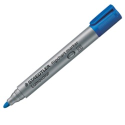 Marcatore Lumocolor Flipchart 356 punta tonda blu Staedtler - Conf da 10 pz.