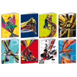 Maxiquaderno A4 20fg+1 80gr 4mm c/margine Sport 2024 Blasetti - Conf da 10 pz.