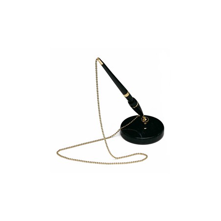 STILOFORO CON BASE MARMO NERO ART.1703-N