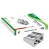 TEMPERAMATITE 2 FORI IN METALLO CUNEIFORME ART.020 - Conf da 20 pz.