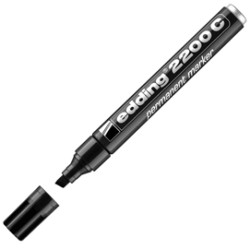 MARCATORE EDDING 2200C NERO P.SCALPELLO - Conf da 10 pz.
