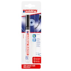 Marcatore permanente EDDING 8400 per CD-DVD 1,0mm nero - Conf da 10 pz.