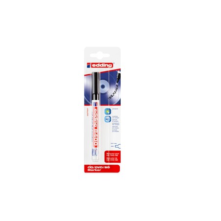 Marcatore permanente EDDING 8400 per CD-DVD 1,0mm nero - Conf da 10 pz.