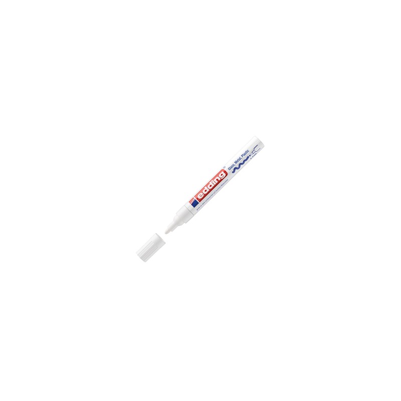 Marcatore EDDING 750 punta media vernice bianco