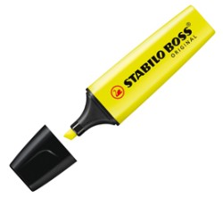 EVIDENZIATORE STABILO BOSS GIALLO 70/24 - Conf da 10 pz.
