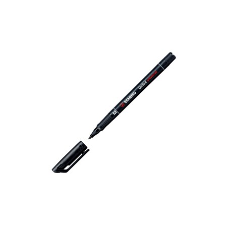 PENNARELLO STABILO OHPEN 843 PERMANENTE MEDIO NERO - Conf da 10 pz.